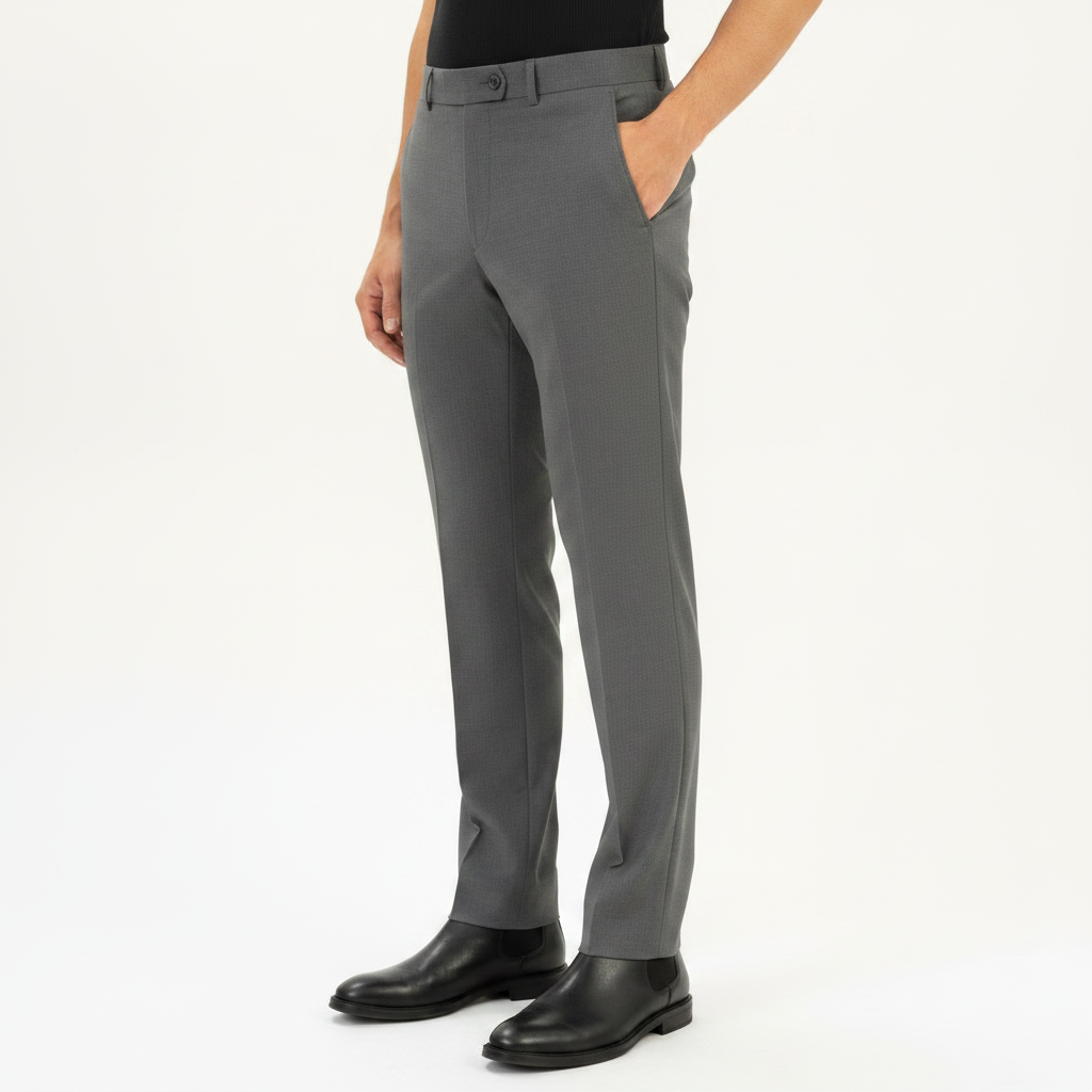 Grand Gray Wool Pant
