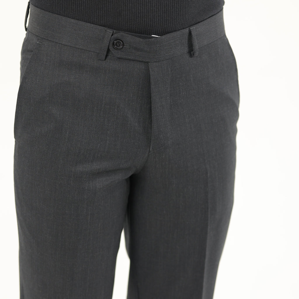 Grand Charcoal Wool Pant