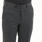 Grand Charcoal Wool Pant