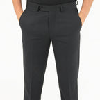 Grand Black Wool Pant