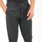 Grand Charcoal Wool Pant