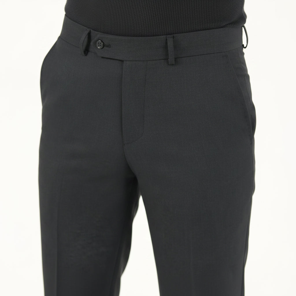 Grand Black Wool Pant