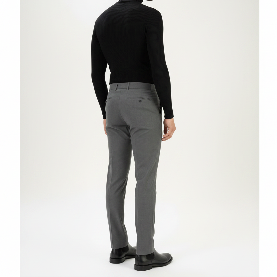 Grand Gray Wool Pant