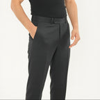 Grand Charcoal Wool Pant