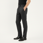 Grand Charcoal Wool Pant