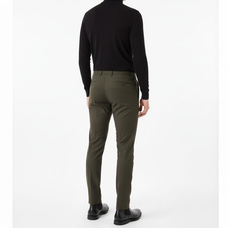 Grand Olive-Green P.V Pant