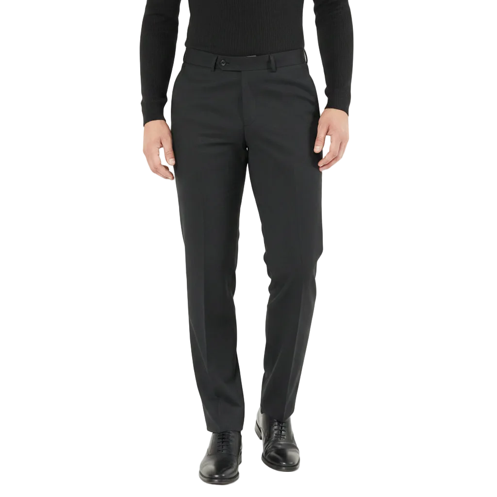Grand Black Wool Pant