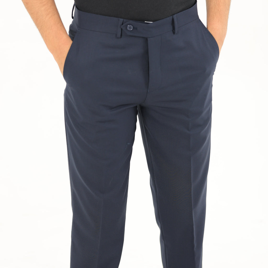 Grand Navy Wool Pant